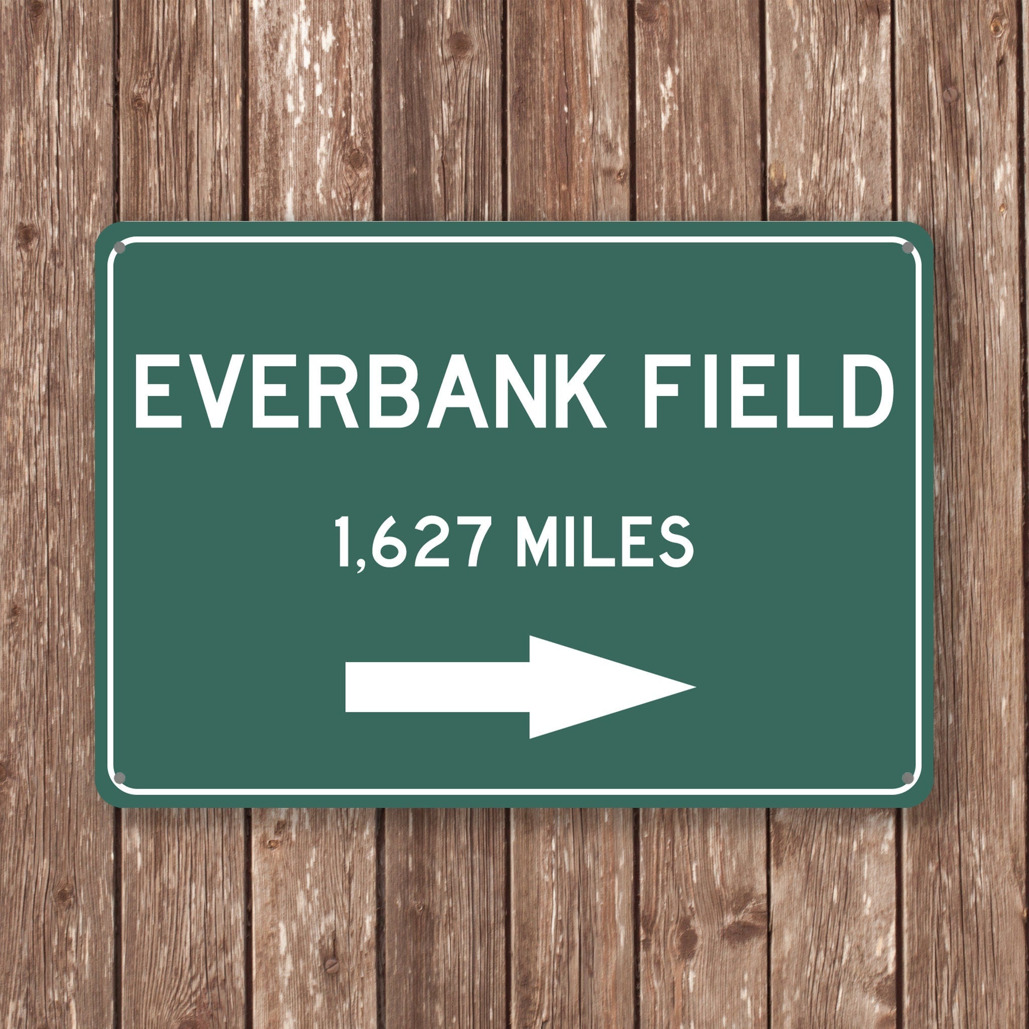 PERSONALIZED EVERPARK FIELD Distance Sign, Everpark Field Stadium, Everpark Field Stadium Miles, Florida Sign, Florida gift,Florida Souvenir