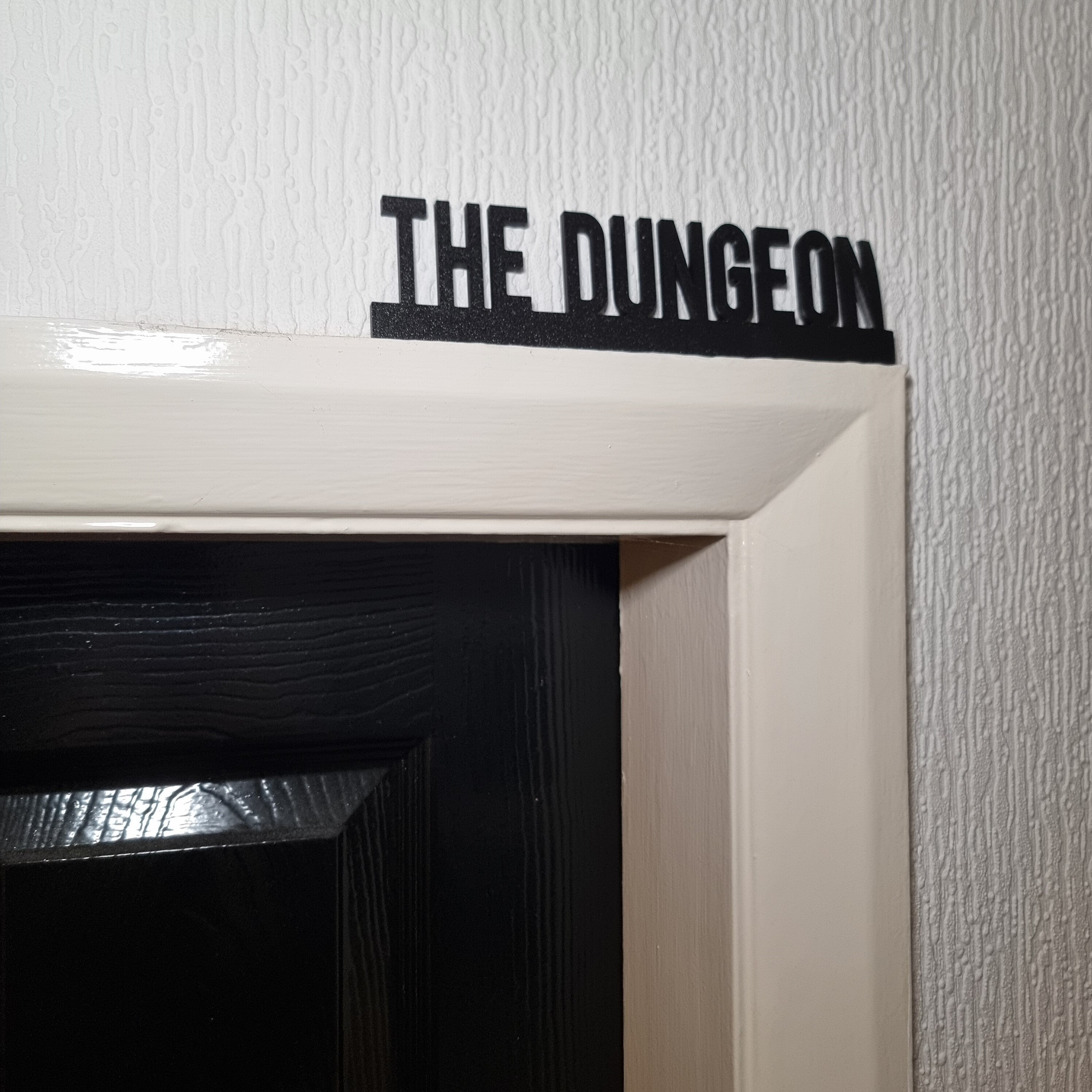 The Dungeon Door topper, shelf decor, wall decor, quirky home interior decor, quirky gift, door decoration