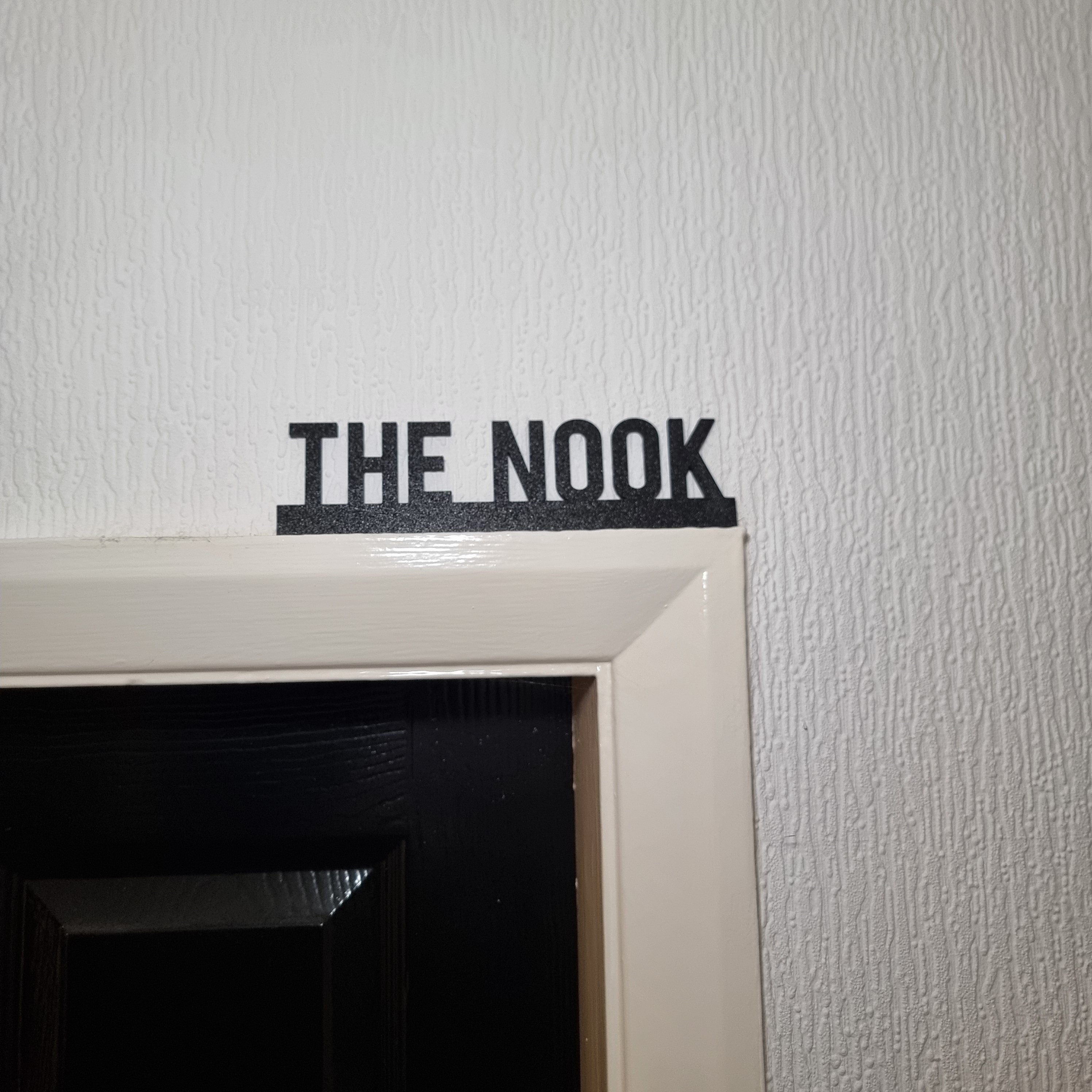 The Nook Door topper, shelf decor, wall decor, quirky home interior decor, quirky gift, door decoration