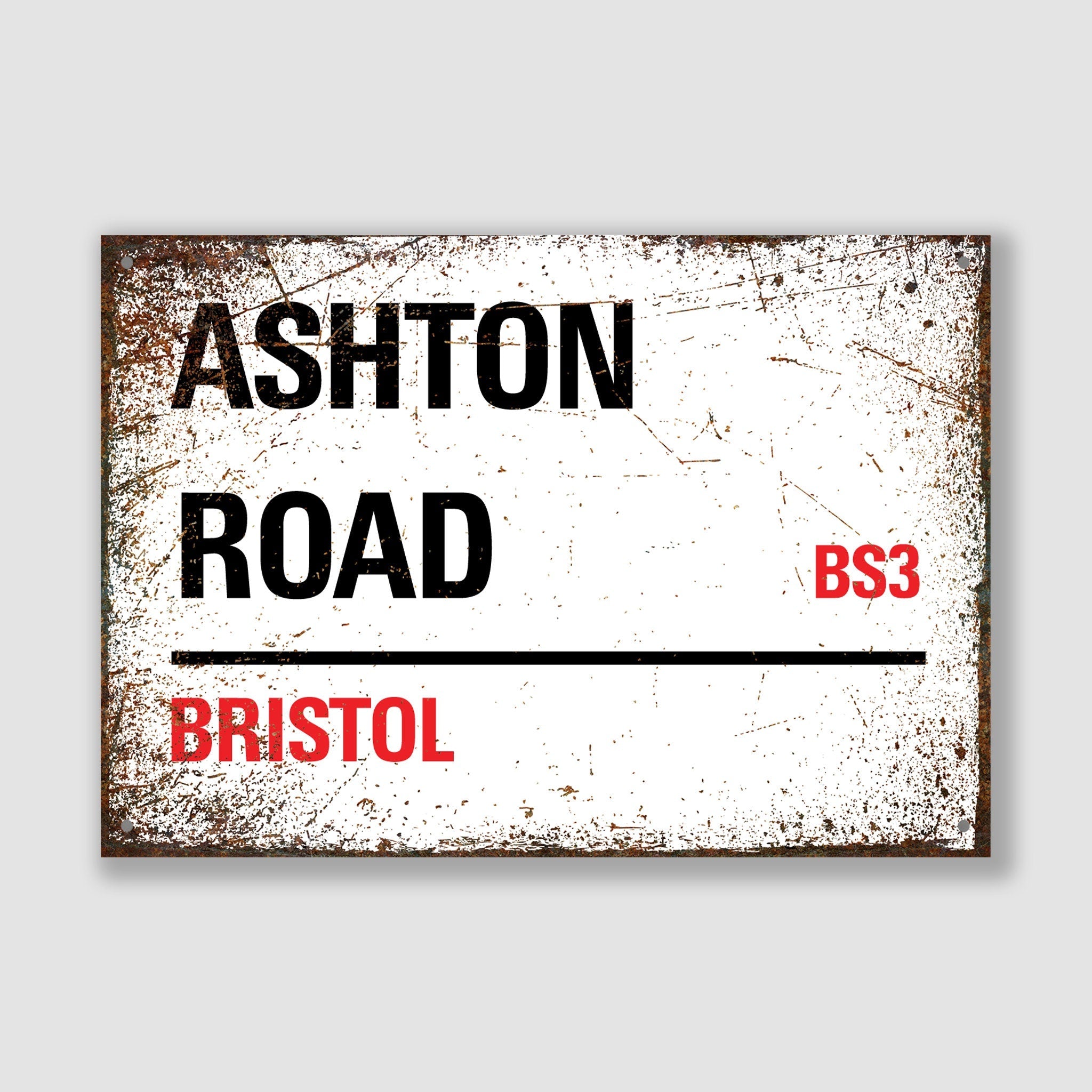 Bristol - Ashton Road, Street Sign, Bristol gift, Bristol Souvenir, Bristol Keepsake, Bristol Road, Ashton Road Gift