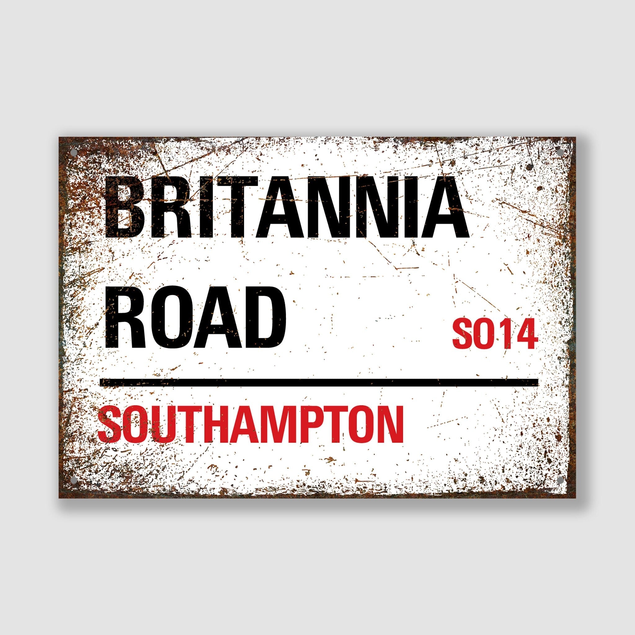 Southampton - Britannia Road, Street Sign, Southampton gift, Southampton Souvenir, Southampton Keepsake, Southampton Britannia Road