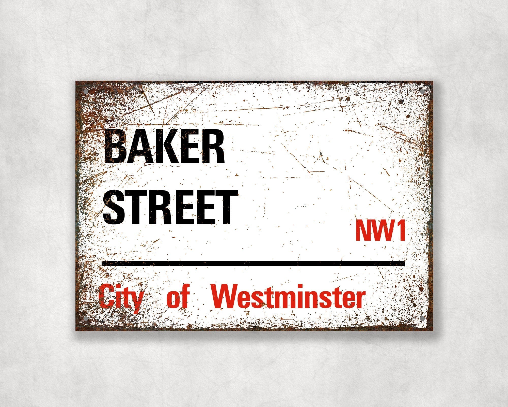 Baker Street - City of Westminster, Street Sign, Baker Street gift, Baker Street Souvenir, Baker Street Keepsake,London Gifts