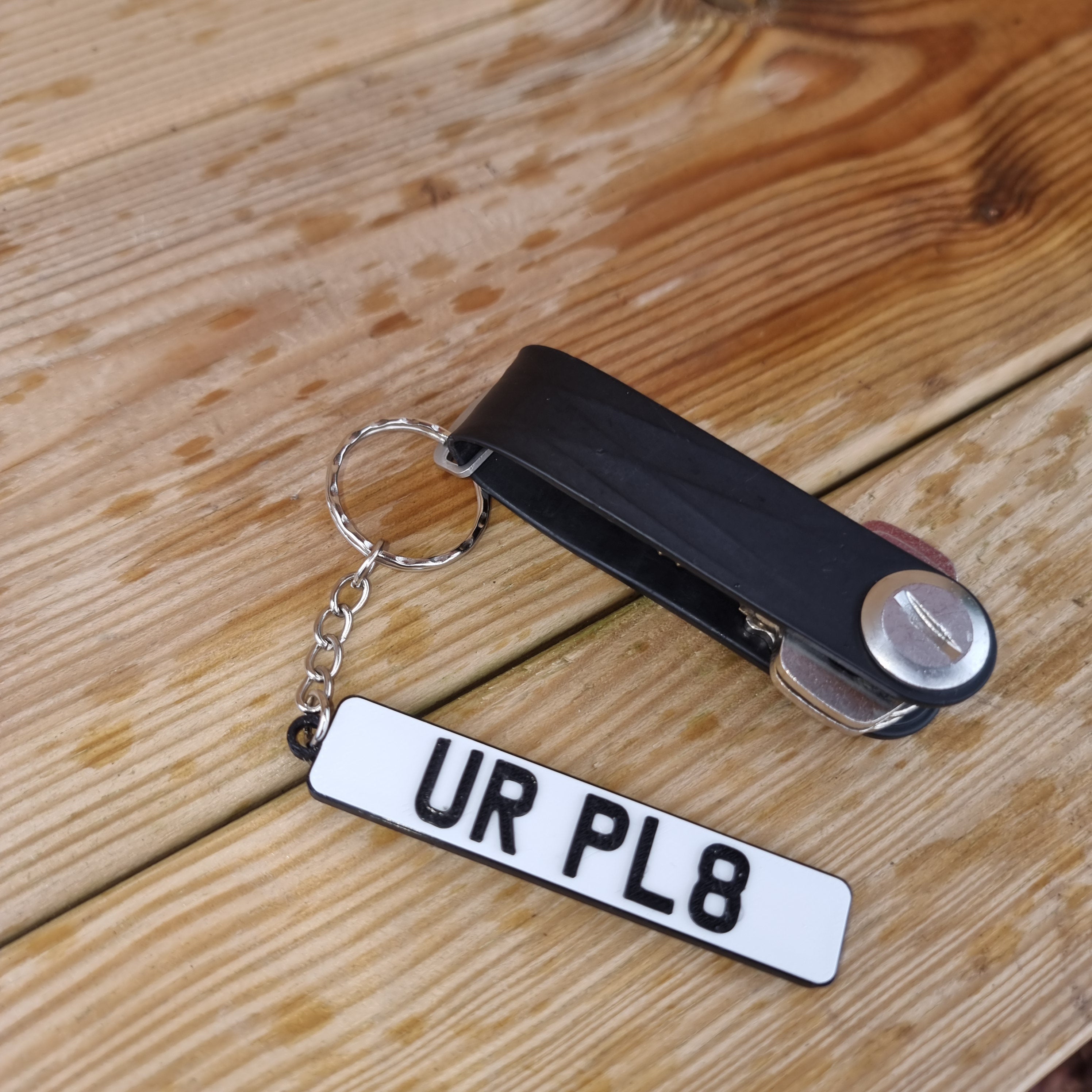 Personalised 3D Keyring Number Plate License Plate Keyring Unique Gift