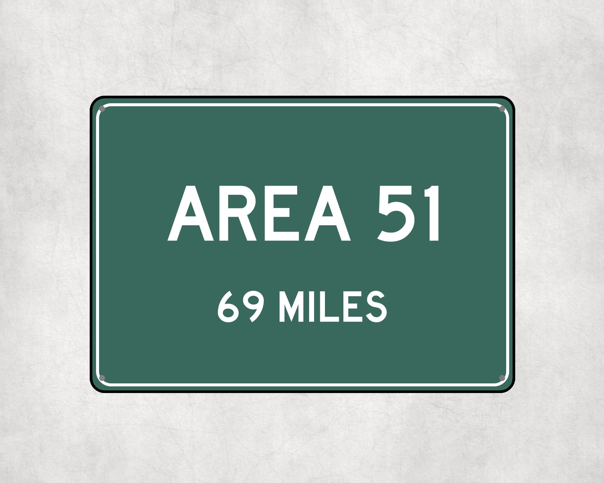 PERSONALIZED AREA 51 Sign, Area 51 City Distance Sign, City of Area 51 Gift, Area 51 Gifts, Area 51 Souvenir, Area 51 Signs