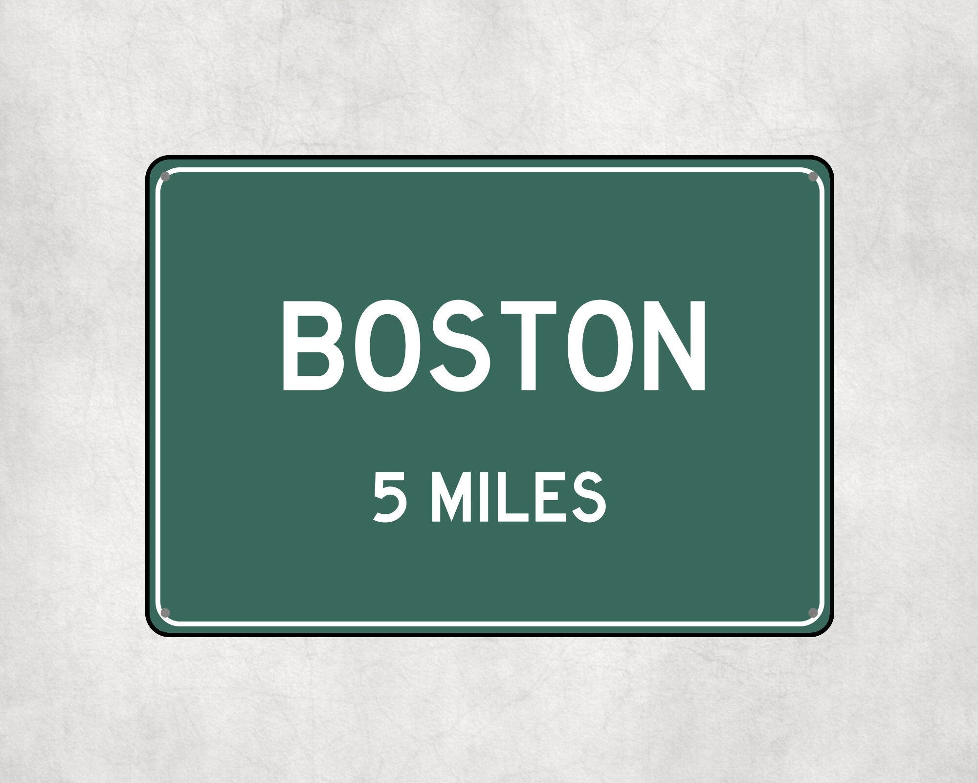 PERSONALIZED BOSTON Sign, Boston City Distance Sign, City of Boston Gift, Boston Gifts, Boston Souvenir, Boston Signs