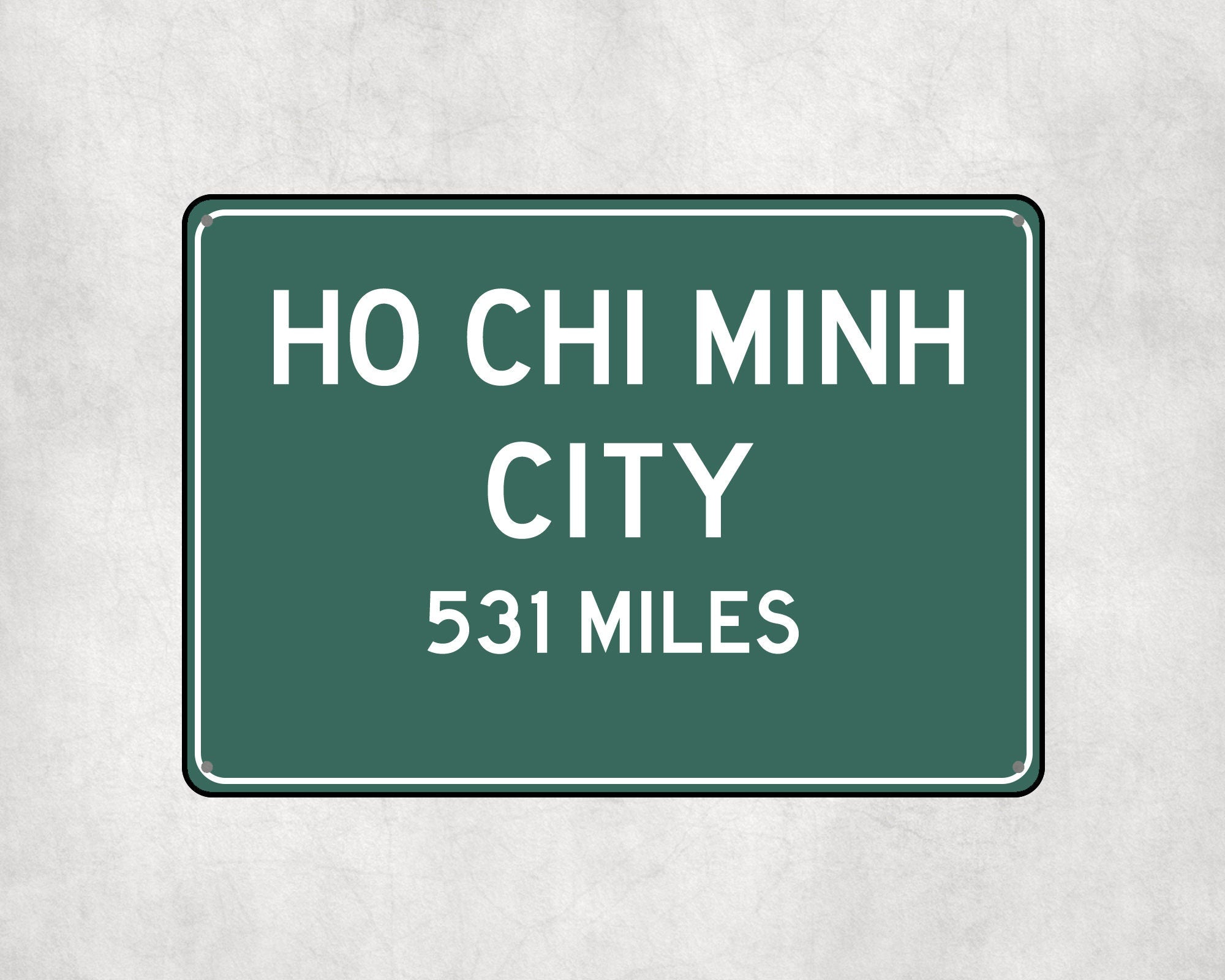 PERSONALIZED HO CHI Minh Sign, Ho Chi Minh City Distance Sign, City of Ho Chi Minh Gift, Ho Chi Minh Gifts, Ho Chi Minh Souvenir,Ho Chi Minh