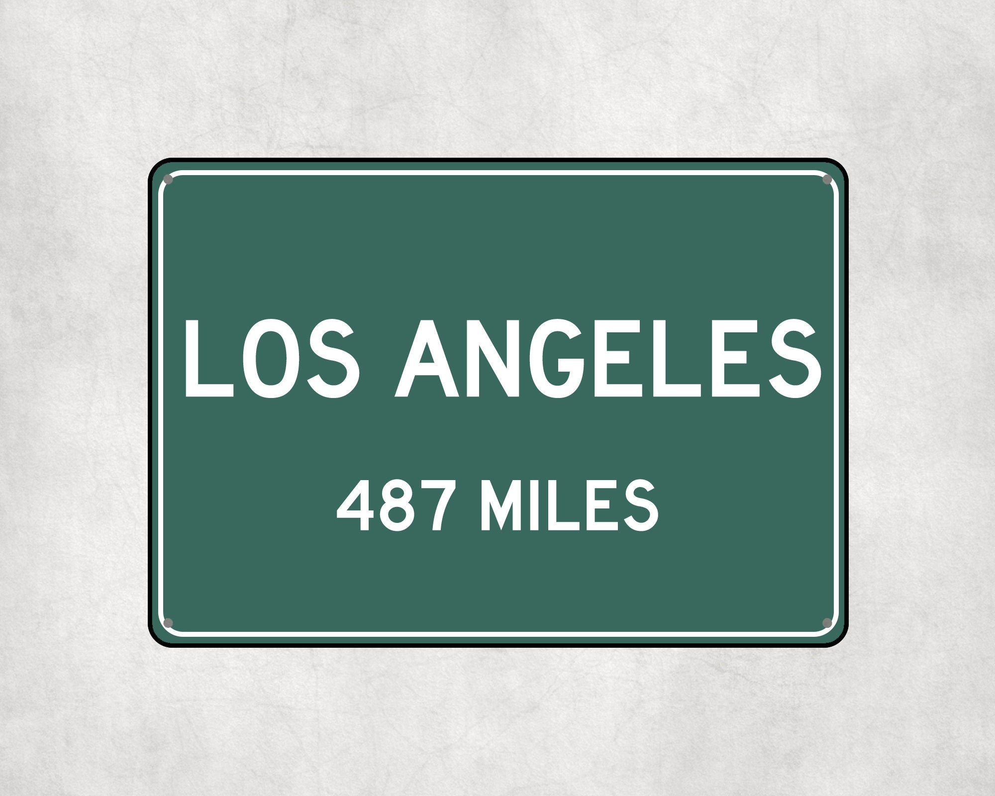 PERSONALIZED LOS ANGELES Sign, Los Angeles City Distance Sign, City of Los Angeles Gift, Los Angeles Gifts, Los Angeles Souvenir,Los Angeles