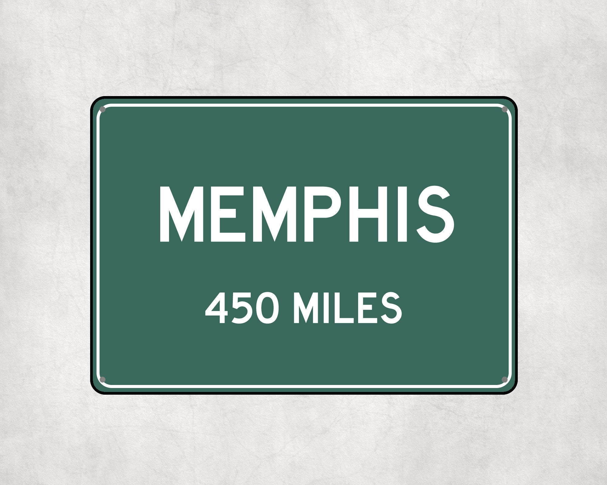 PERSONALIZED MEMPHIS Sign, Memphis City Distance Sign, City of Memphis Gift, Memphis Gifts, Memphis Souvenir, Memphis Signs