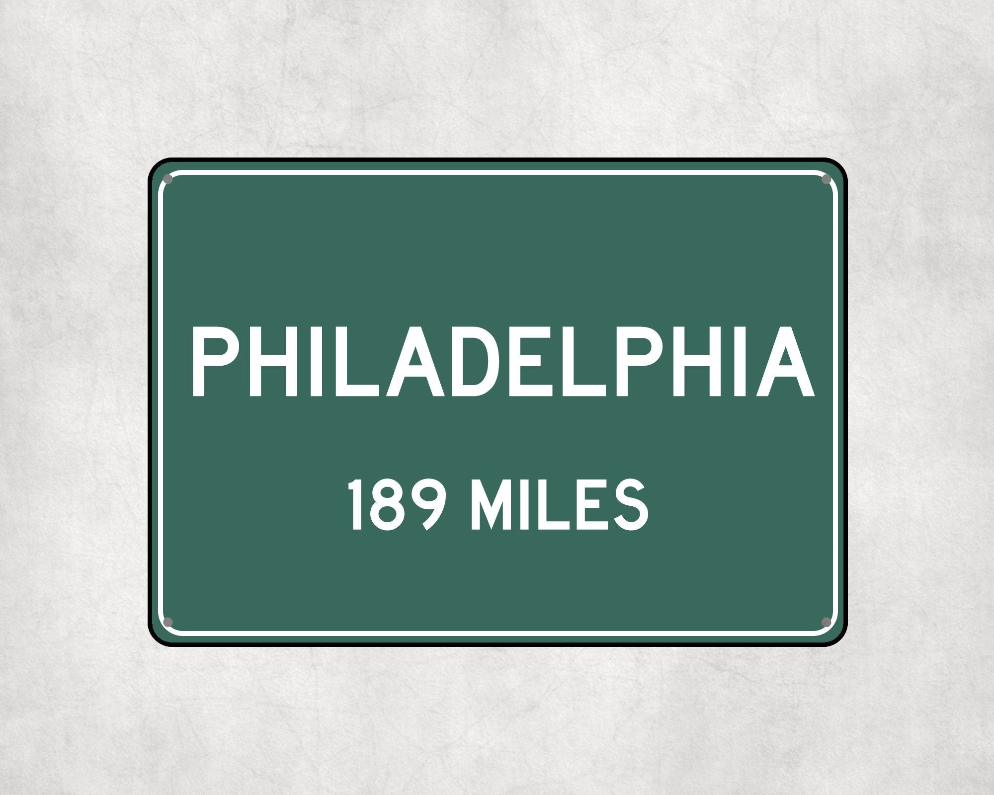 PERSONALIZED PHILADELPHIA Sign, Philadelphia City Distance Sign, City of Philadelphia Gift, Philadelphia Gifts, Philadelphia Souvenir