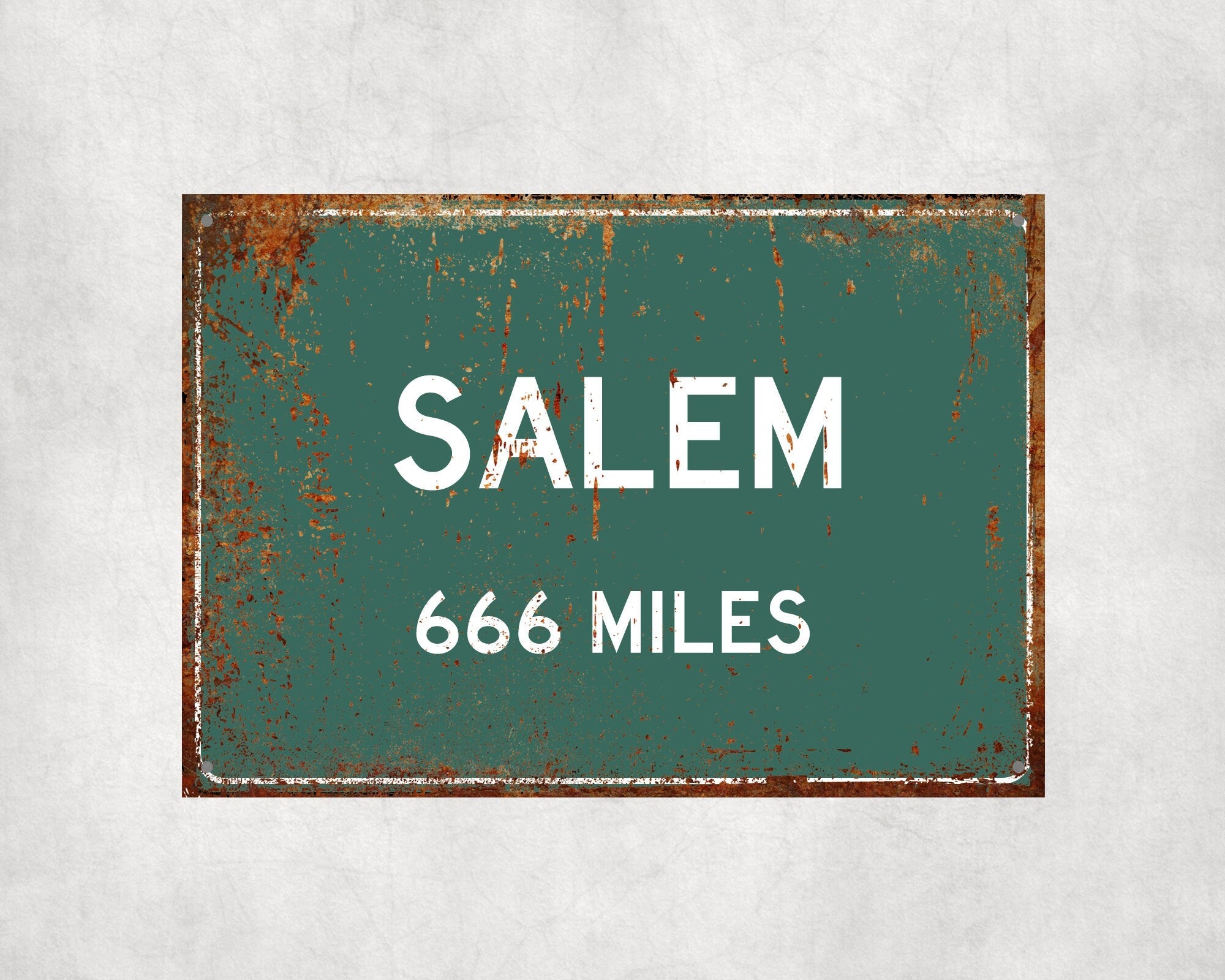 PERSONALIZED SALEM Sign, Salem City Distance Sign, City of Salem Gift, Salem Gifts, Salem Souvenir, Salem Signs