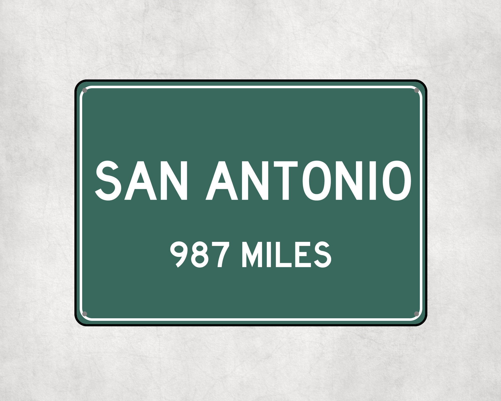 PERSONALIZED SAN ANTONIO Sign, San Antonio City Distance Sign, City of San Antonio Gift, San Antonio Gifts, San Antonio Souvenir