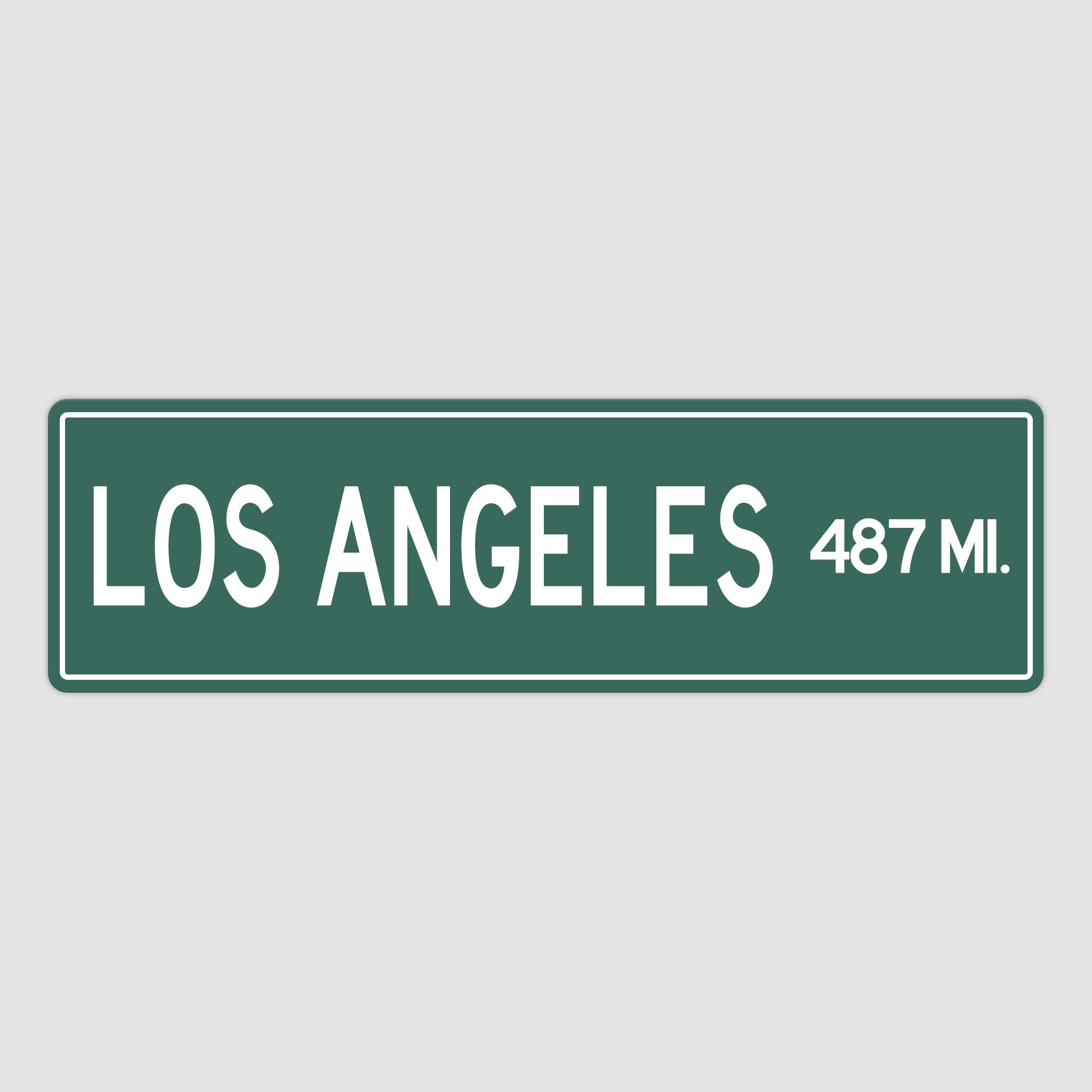 PERSONALIZED LOS ANGELES Sign, Los Angeles City Distance Sign, City of Los Angeles Gift, Los Angeles Gifts, Los Angeles Souvenir, Long Beach