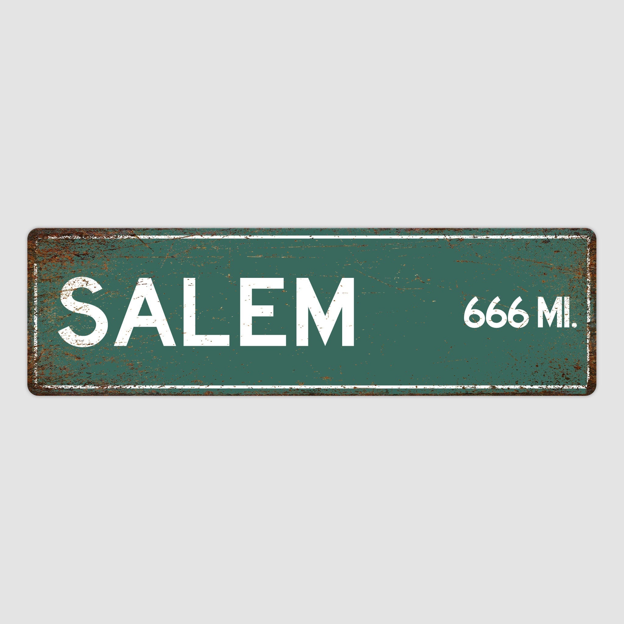 PERSONALIZED SALEM Sign, Salem City Distance Sign, City of Salem Gift, Salem Gifts, Salem Souvenir, Salem Signs