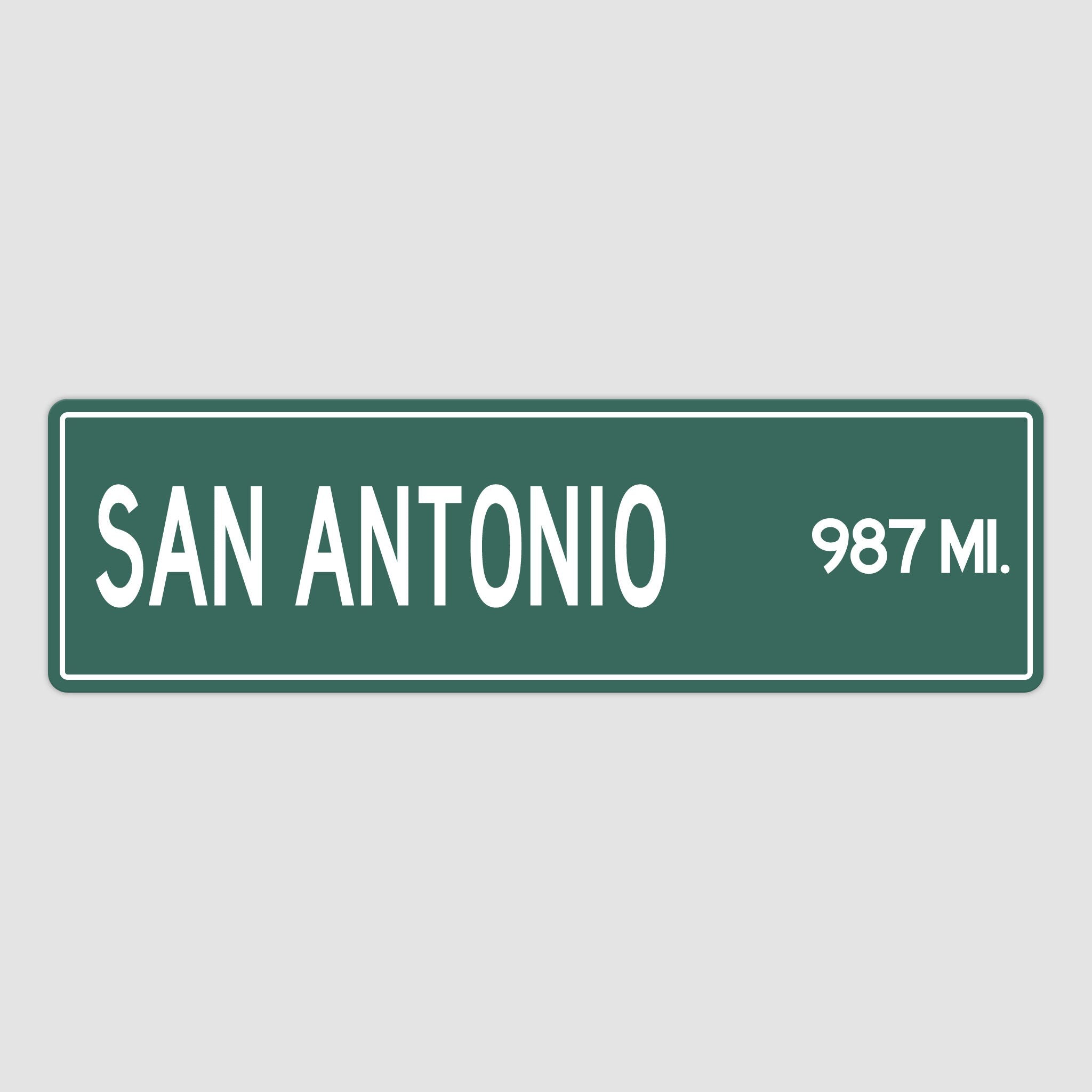 PERSONALIZED SAN ANTONIO Sign, San Antonio City Distance Sign, City of San Antonio Gift, San Antonio Gifts, San Antonio Souvenir