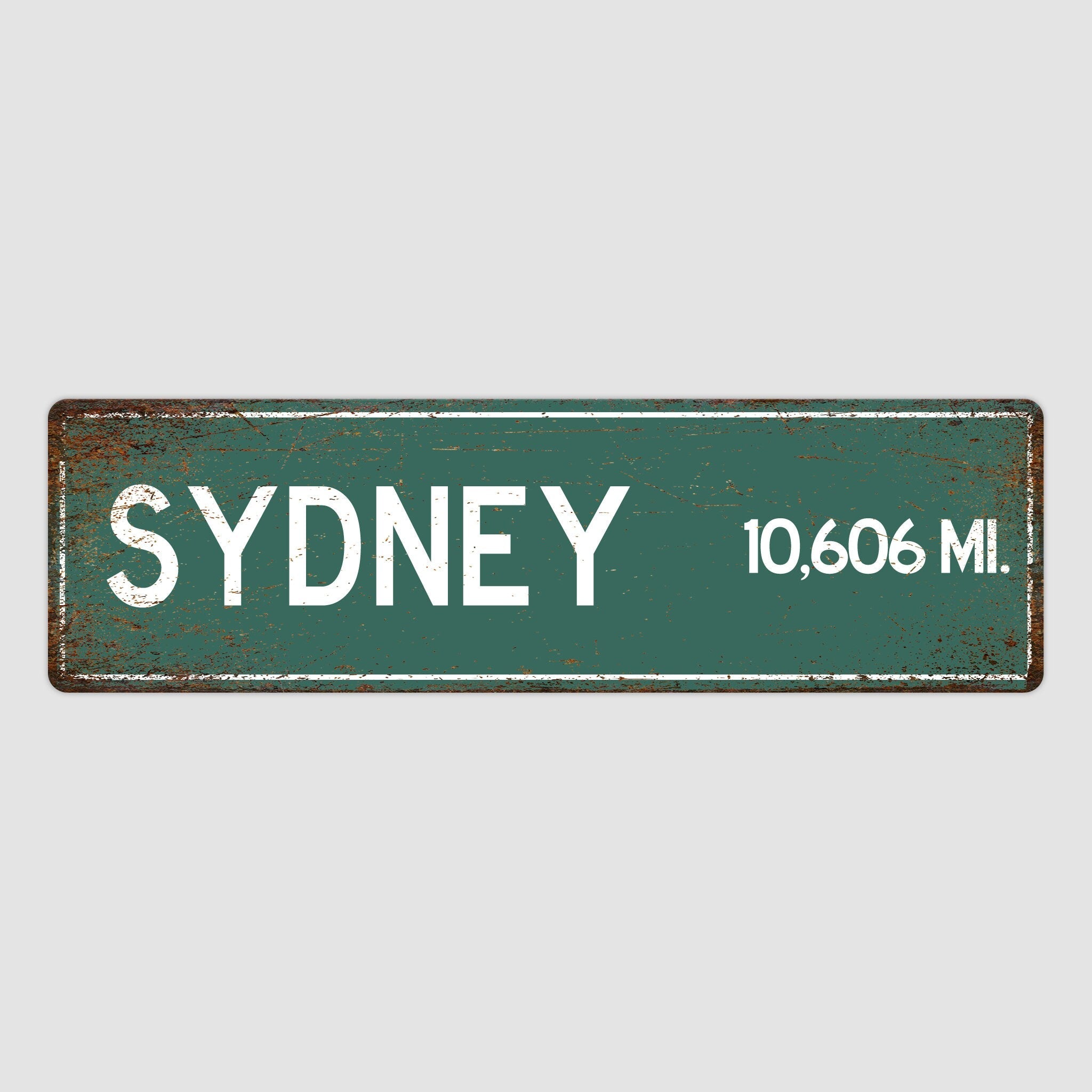 PERSONALIZED SYDNEY Sign, Sydney City Distance Sign, City of Sydney Gift, Sydney Gifts, Sydney Souvenir, Sydney Signs