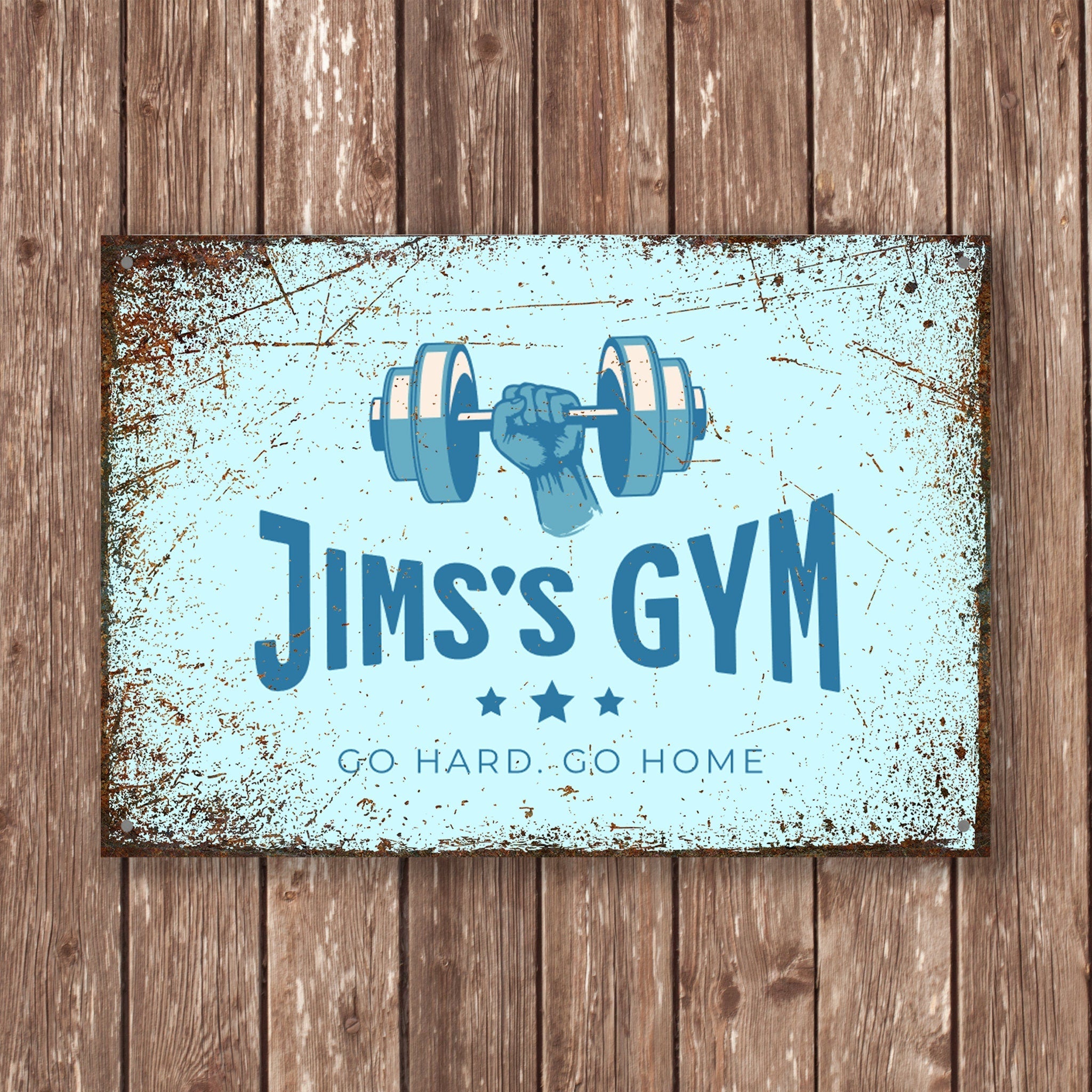 Custom Gym Sign, Gym Room Sign, Husbands Gym, Groom Gift, Personal Trainer, Personalized Gym Gift, Gym Decor, Weight Room Gift, Weight Lift