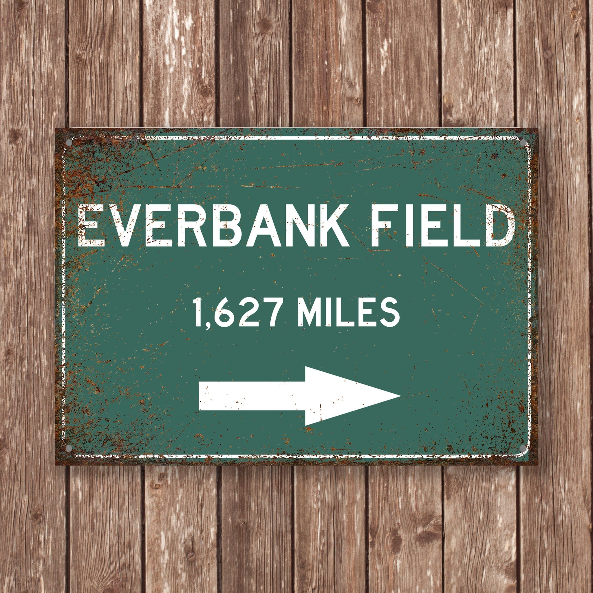 PERSONALIZED EVERPARK FIELD Distance Sign, Everpark Field Stadium, Everpark Field Stadium Miles, Florida Sign, Florida gift,Florida Souvenir