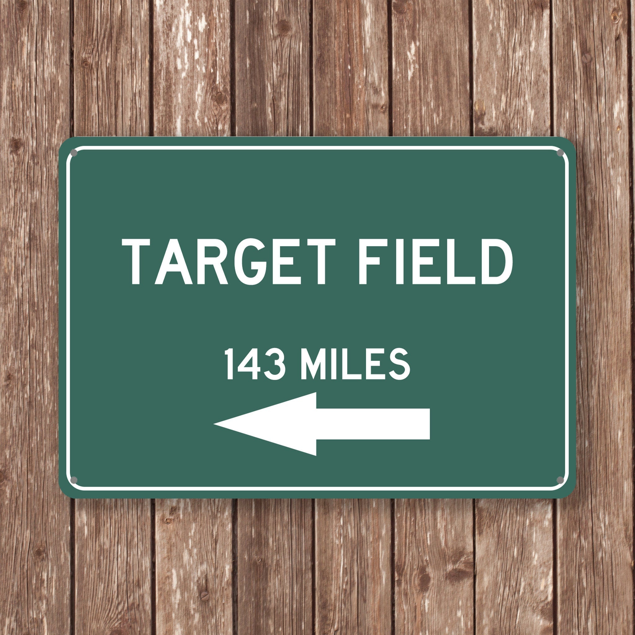 PERSONALIZED Target Field Distance Sign, Target Field Stadium, Target Field Miles, Minneapolis Sign, Minneapolis gift, Minneapolis Souvenir