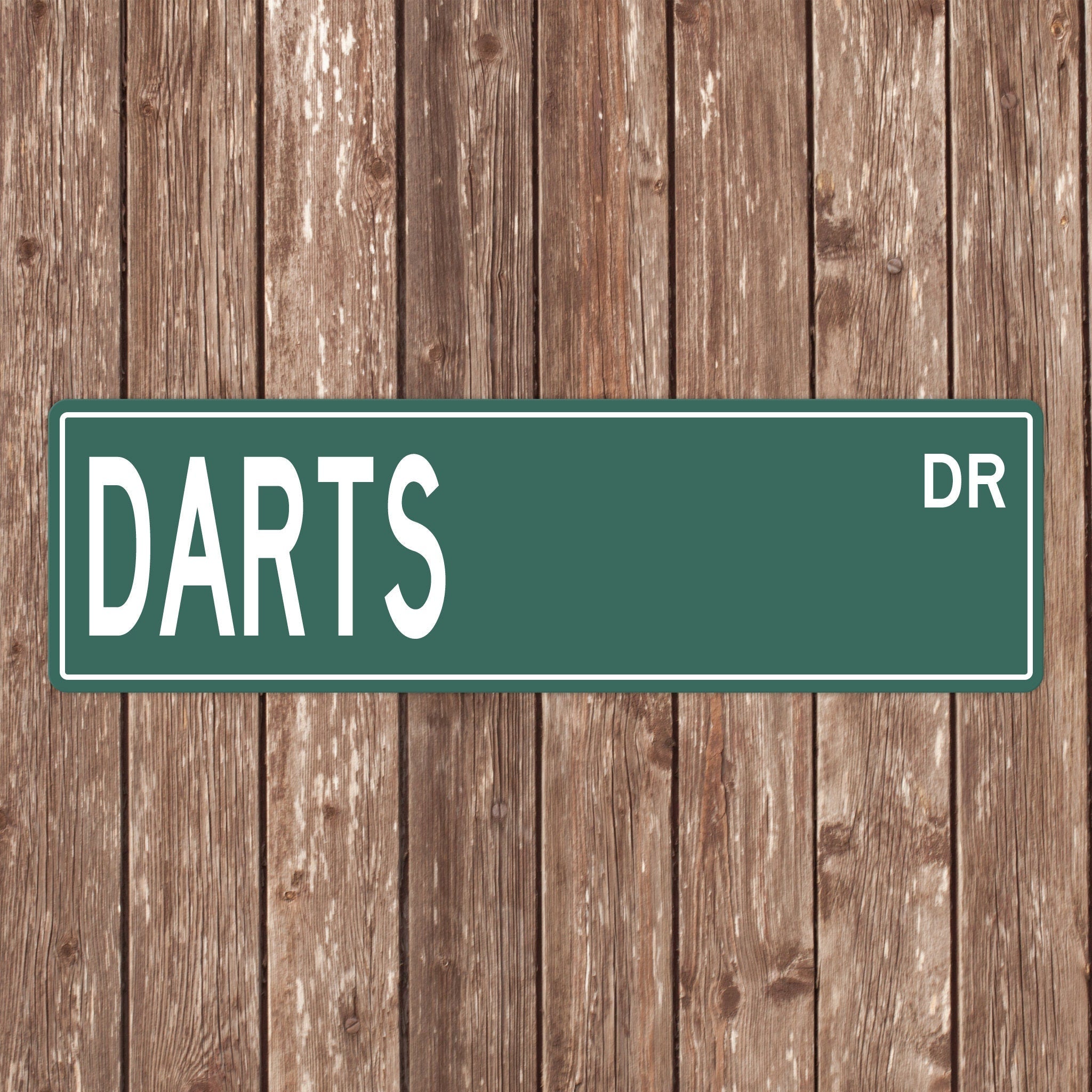 Custom Darts Street Sign - Perfect Gift for Darts Fans & Players - Darts Signs, Darts Gifts