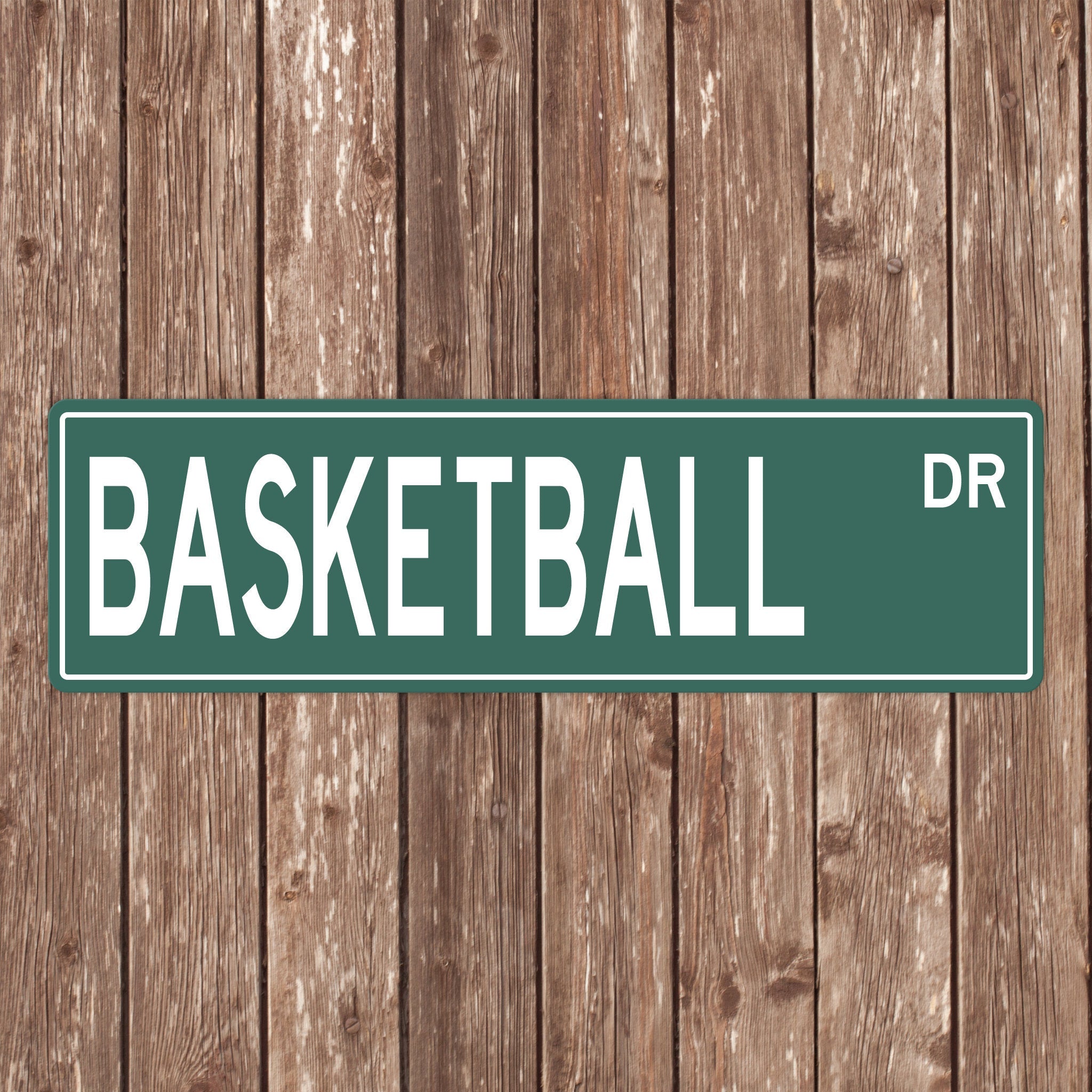 Custom Basketball Street Sign - Perfect Gift for Basketball Fans & Players - Basketball Signs, Basketball Gifts