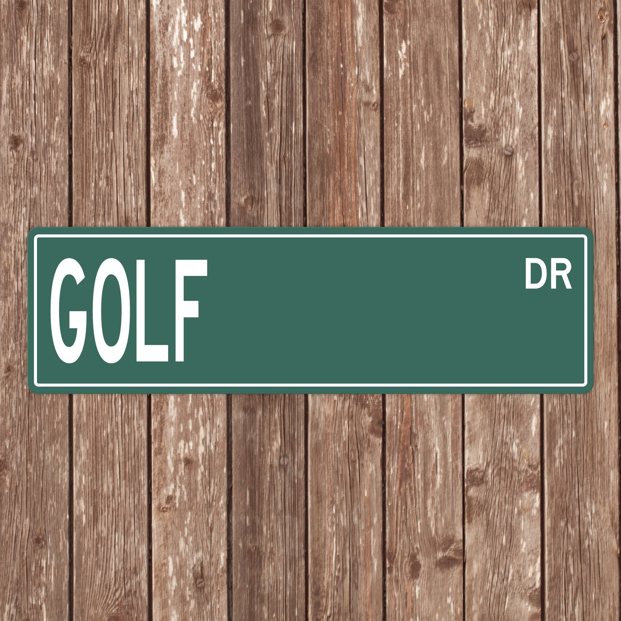 Custom Golf Street Sign - Perfect Gift for Golf Fans & Players - Golf Signs, Golf Gifts